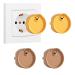 LLMTN 4 pieces F-type sockets silicone box decorative cover/dust protection cover sockets decorative covers dust protection covers protective devices socket protection plug-in