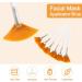 OQKAHIV 6 Pieces Face Brush Fan Brush Fan Brush Face Mask Brush Face Mask Soft Makeup Mask Brushes Soft Face Brush Applicator for Mud Face Cream - Buy Online on GoSupps.com