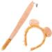 HONMEET 6 Sets Lion Headband Set Therian Animal Headbands with Ears Animal Fancy Dress Animal Headband and Tail Lion Tail Cosplay Costume Animals Cosplay Prop Headband Hat Fabric - Buy Online on GoSupps.com