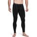 Shop TSLA Men's Thermal Compression Underwear | Winter Sports Leggings with Fleece Lining - Heatlock Technology | Black & Charcoal - Buy Online on GoSupps.com