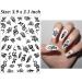 3D Gothic Snake Nail Art Stickers Decals - 8 Sheets - Buy Online on GoSupps.com
