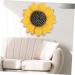 Alipis Mount Ornament Metal Sign Artistic Decoration Welcome Sunflower Flower Pendant D Door Art Hanging - Buy Online on GoSupps.com