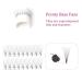 Buy D Curl 0.07mm Volume Eyelash Extensions | 6D Natural Long Luxe Clusters (8-14mm) - Professional Quality - Buy Online on GoSupps.com