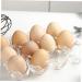 Yardenfun 1pc Box Acrylic Egg Tray Egg Dispenser Holder Ceramic Egg Holder Chicken Egg Holder Filler Storage - Buy Online on GoSupps.com