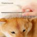 Premium 7.5 Inch Pet Steel Comb - Stainless Steel Teeth & Rounded Ends for Cat & Dog Knot Removal | Ideal Grooming Tool for Poodles & Deshedding - Buy Online on GoSupps.com