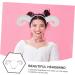Gogogmee Sheep Horn Headband Head Band Halloween Decor Animal Headdress Halloween Hair Accessory Horn Hairband Funny Hairband Sheep Horn Hair Hoops Hair Decor Photo Prop Cotton White One Size White - Buy Online on GoSupps.com