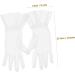 ifundom 1 Pair black gloves cocktail opera gloves hollowed-out gloves short gloves party gloves bridal mesh gloves vintage gloves for woman dots women's white Accessories lace 27.5x13x0.1cm - Buy Online on GoSupps.com
