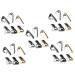 SHERCHPRY 30 Pcs Toe Shoe and Boot Toe Guards Designer Shoe Charms Pointed Shoes Caps Durable Shoes Tips Pump Bottom Metal Shoe Repair Composite Material