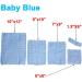 Time to Sparkle 4pcs Crochet Tube Top Tutu Dress Set - Baby Blue | Infant Pettiskirt & Skirt Combo - Buy Online on GoSupps.com