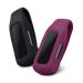 kwmobile 2X Clip Holders Compatible with Fitbit Inspire 3 / Inspire 2 / Ace 3 - Clip-On Holder Replacement Set - Black/Dark Red black / dark red