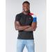 Le Coq Sportif ESS Tee Ss N 1 Men's T-Shirt - XS Black/Red/White/Blue - Shop Internationally for Stylish Comfort - Buy Online on GoSupps.com