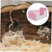 BESPORTBLE 1pc Hamster Toilet Guinea Pig Toilet Small Animal Bathtub Hamster Litter Toilet Pet Toilet Pink PVC 15x10cm Pink - Buy Online on GoSupps.com