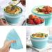 Jcassan 950ml Folding Bowl with Lid - Portable Collapsible Salad Bowl for Backpacking, Camping, Travel & Hiking - Buy Online on GoSupps.com
