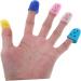Uonlytech 80 Pcs Silicone Finger Cots - Stained Glass & Guitar Fingertip Protectors - Assorted Colors Perfect for Kids & Adults - International Shipping Available - Buy Online on GoSupps.com