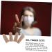 FOMIYES Silicone Gel Finger & Toe Sleeves Set - Toe Protector, Separator, Cushion, Bandage - Earth Tones (2 Pairs) - Buy Online on GoSupps.com