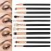 Demarkt 12 PCS Eye Makeup Brush Set - Professional Cosmetic Brushes for Eyeliner & Eye Shadow - International Shipping Available - Buy Online on GoSupps.com