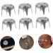 COHEALI 100 Pcs Four Claw Drill Nail Diamond Studs Punk Studs for Clothing Four-jaw Rivets Crystal Bags Silverx2pcs 0.6X0.6CMx2pcs - Buy Online on GoSupps.com