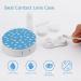 Blue Sky With Clouds Round Case For Contact Lens Kit Storage Box with Mirror Printed - Buy Online on GoSupps.com