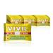 VIVIL Extra Strong lemon balm 5 x 3 pack extra strong pastilles with lemon male taste sugar -free & vegan 15 x 25g lemon balm 5 x 3 packs