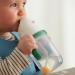 6-12 Month Weighted Straw Cup | 7oz Training Baby Cup with Handles - Spill Proof | Easy to Use | Self Feeding for Babies - Blue - Buy Online on GoSupps.com