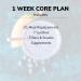 WonderSlim Core 1 Week Diet Kit - 35 Meal Replacements, Protein Supplements, Snacks | 7 Day Meal Plan - Buy Online on GoSupps.com