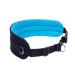LASALINE Canicross Belt Belly Belt for Dog Leash Dogtrekking Belt in Black Light Blue