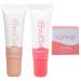 Kopari Coconut Lip Glossy Variety Bundle, Lip Gloss (2), Exfoliating Coconut Lip Scrubby (1), Hydrating & Moisturizing 100% Organic Coconut Oil, Vitamin E & Shea Butter, Non GMO, Vegan, Sulfate Free