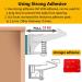 12 PCS Child Safety Cupboard Locks - Easy Install Adhesive Baby Proof Cabinet Locks - Invisible Design - No Drilling Needed - White - Buy Online on GoSupps.com