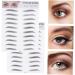 FRCOLOR 2pcs 3d Eyebrow Stickers Cosmetology Kit Brow Makeup Grooming Shaping Eyebrow Shape The Lazy Man - Buy Online on GoSupps.com