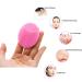 Silicone Facial Cleansing Brush for All Skin Types - Blackhead Removing Exfoliating Scrub (4-Mixed Color) - Buy Online on GoSupps.com