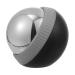 Tovinanna 1stk Massage globe made of stainless steel massage balls massage balls Handing tools Face roller foot massage device Multifunctional tool muscle massage roller muscle roller ball deep scroll wheel 8.3x7cm black
