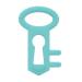 The Teething Key by Eztotz | Made in USA - BPA Free Silicone Baby Teether Toy for Infants Babies Toddlers | 0+ Months Easy Grip Multiple Texture Molar Reach - Great Baby Shower Registry Gift Teal