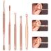 9Pcs Premium Earwax Removal Kit with Light | Stainless Ear Pick Set for Kids & Adults | Rose Gold Spring Earwax Cleaner Tool Set - Buy Online on GoSupps.com