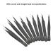 Duckettes 9PC Stainless Steel Tweezers Set | Slide-Resistant Pointed & Curved Tips for Mobile Phone Repair - International Shipping Available - Buy Online on GoSupps.com