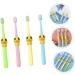 Beaupretty 4pcs Cartoon Nano Toothbrush Set - Portable Child & Teen Travel Toothbrushes with Soft Bristles for Effective Cleaning - Buy Online on GoSupps.com
