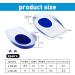 Gel Heel Cups for Plantar Fasciitis - 2 Pairs | Heel Cushion Pads for Heel Pain & Achilles Pain Relief (UK 4-7/EU 35-39) - Buy Online on GoSupps.com