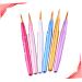 12 Pcs Retractable Lipstick Brush Set - Portable Makeup Lip Brush Applicator for Flawless Lip Color | Minkissy - Buy Online on GoSupps.com