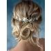 Unsutuo Crystal Bride Wedding Hair Vine - Silver Flower Bridal Headpiece for Women & Girls - Buy Online on GoSupps.com