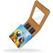 Blue Prairie Bird Lipstick Case - Leather Lip Gloss Organizer with Mirror | Mini Lipstick Holder Bag - Buy Online on GoSupps.com