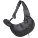 Small Dog Puppy Sling Carrier: Lightweight Hands-Free Pet Carry Bag - Adjustable Shoulder Sling with Pocket & Collar Hook - Black (Under 2kg) - Buy Online on GoSupps.com