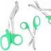 Titanium EMT Trauma Shears 5.5'' Bent Stealth - Green Bandage Shears for Nurses & Students Emergency Room - Buy Online on GoSupps.com
