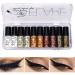 Allbestaye 10PCS Diamond Glitter Eyeliner & Shimmer Metallic Eyeshadow Set - Waterproof Makeup Kit #01 for Stunning Looks - Buy Online on GoSupps.com