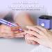 YaFex Electric Nail Drill Machine - 30000RPM Professional Efile Nail File for Acrylic Nails - LED Display, Shaping, Buffing, Gel Nail Removal - Purple - Buy Online on GoSupps.com