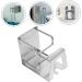 Zerodeko 5-Piece Steel Cup Stand Organizer - Shower-Mounted Toothbrush & Nail-Free Cabinet Holder - Dorm Bathroom Storage Solution (8.3x7.2x5.5cm) - Buy Online on GoSupps.com