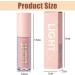 Incisite Tinted Lip Balm Nude Lip Gloss Long Lasting Light Color Clear Lip Plumper Tint Lip Oil Waterproof Plumper Lip Gloss for Lip Plumper And Makeup - Buy Online on GoSupps.com