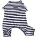 Shop Bt Bear Dog Clothing - Classic Striped Pajamas & Soft Cotton Overalls for Pugs French Bulldogs Cats & Small Dogs (XL Black) - Buy Online on GoSupps.com