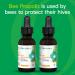 Organika Bee Propolis Tincture 1 oz x 2 Pack: Clean and Vegan Propolis Extract for Immune Defenses Throat and Breath - Free of Gluten GMO & Artificial Flavors - 20 Day Prop Drops Supply 1 Fl Oz (Pack of 2) - Buy Online on GoSupps.com