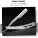 Seaesfoufu Vintage Razor Halter - Foldable Stainless Steel Razor for Men | Rust-Free Hair Clipping Tool - Buy Online on GoSupps.com