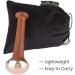 HealthandYoga(TM) Kansa Face and Foot Massager - Ayurvedic Bronze Benefits for Restoring Luster and Detoxification - Small Size - Buy Online on GoSupps.com