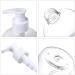 Yephets 16oz Clear Pump Bottles for Hand Sanitizer - 8 Pack BPA-Free Refillable Shampoo Containers - Buy Online on GoSupps.com